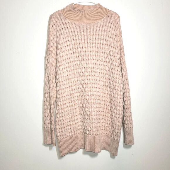 Knox Rose Mock Neck Oversized Long Sweater XL - Picture 2 of 11